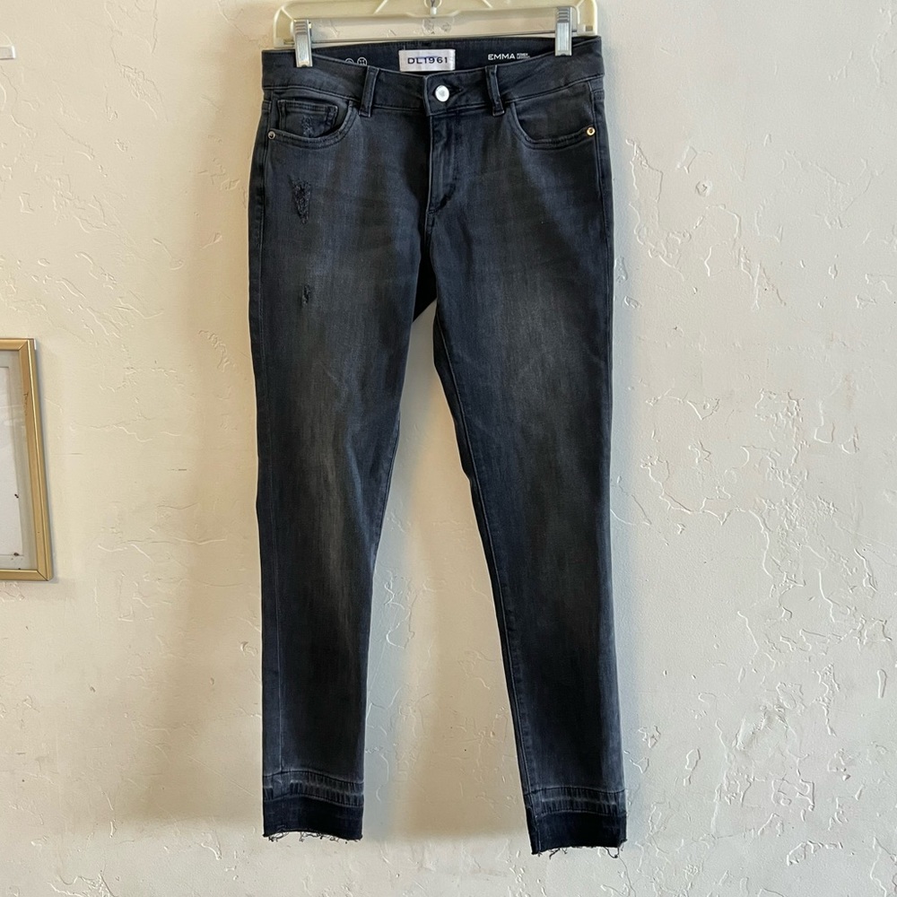 DL1961 Charcoal Gray Emma Power Leggings Size 28